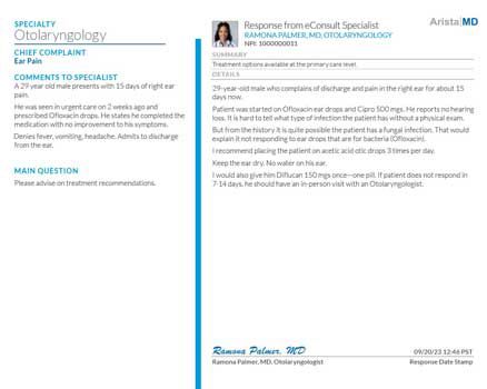High-Value eConsults - ENT