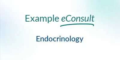 Endocrinology Consult – Diabetes w/Hyperthyroidism