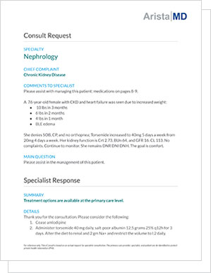 Nephrology Consult - CKD
