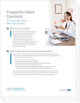 eConsult Specialist FAQ