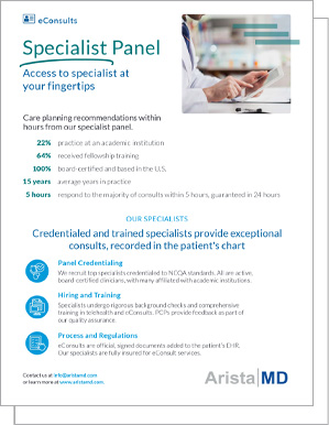 Telehealth Specialist Panel